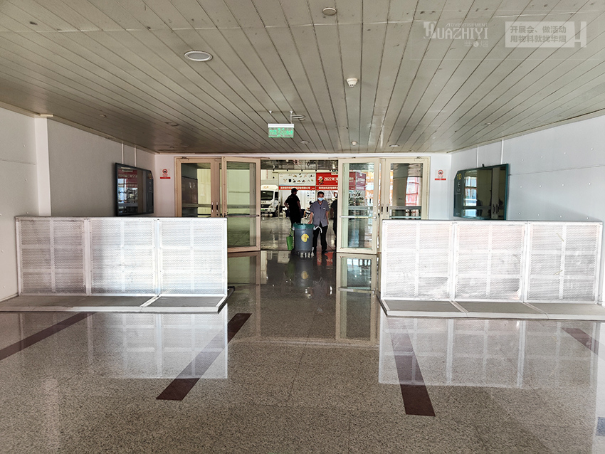 鄭州防爆欄租賃廠家助力會展中心活動